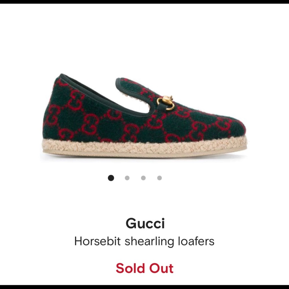 Gucci wool fria loafer! Yes authentic sold out‼️